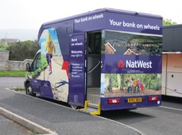 taking a bank to the customer!