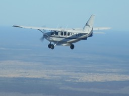 the plane with the rest of our group