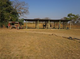 the terminal building at one airport