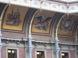 the US represented, Stock Exchange Palace, Porto