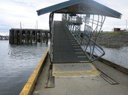 there is a reason for cleats on this ramp at the dock!