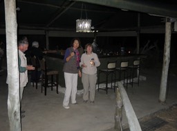 they had a separate bar at Kafue