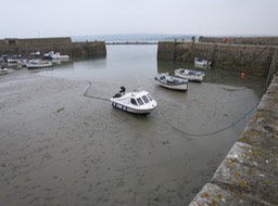 tide is out at St. Michael's Mount