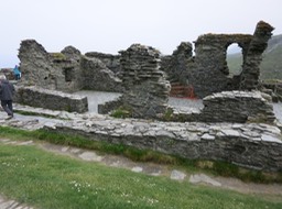 Tintagel Castle ruins