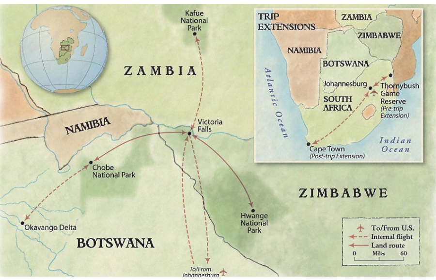 trip map from OAT