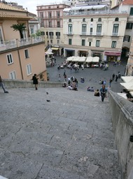 view from the Amalfi cathedral