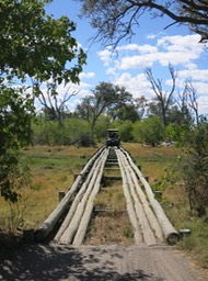 we crossed this bridge regularly in this camp